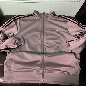 Adidas sport jacket, zipper, size L, certilogo #, new
